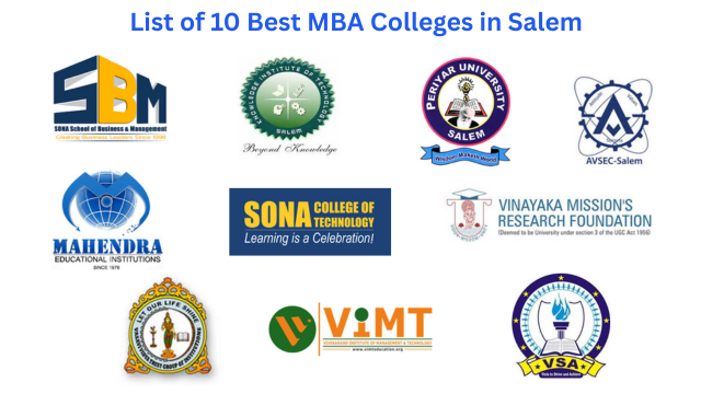 List of 10 Best MBA Colleges in Salem