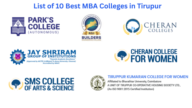 List of 10 Best MBA Colleges in Tirupur