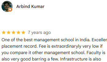Arbind Kumar Google Review