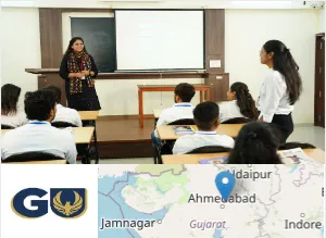 Gandhinagar University Campus Image