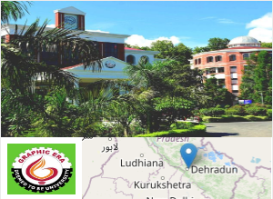 Graphic Era University Online, Graphic Era Deemed to be University Campus Image.