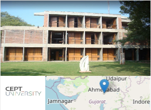 Image of CEPT University college campus Image of CEPT University college campus