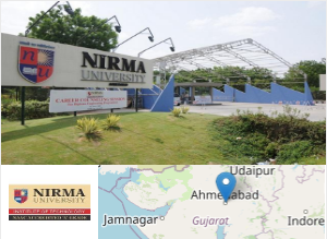 Image of Institute of Technology, Nirma University college campus Image of Institute of Technology, Nirma University college campus