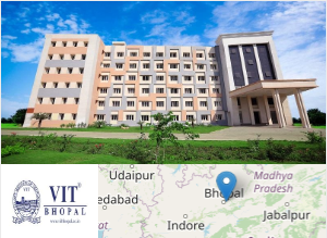 VIT Bhopal University Campus Image.