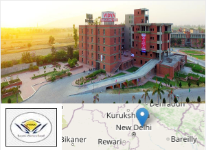 Vidya College of Engineering Campus Image.
