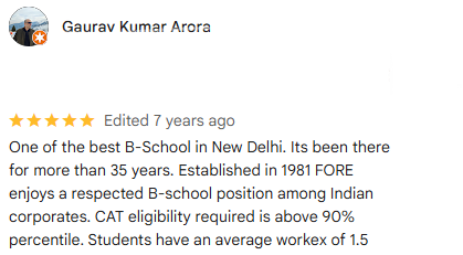Gaurav Kumar Arora Google Review