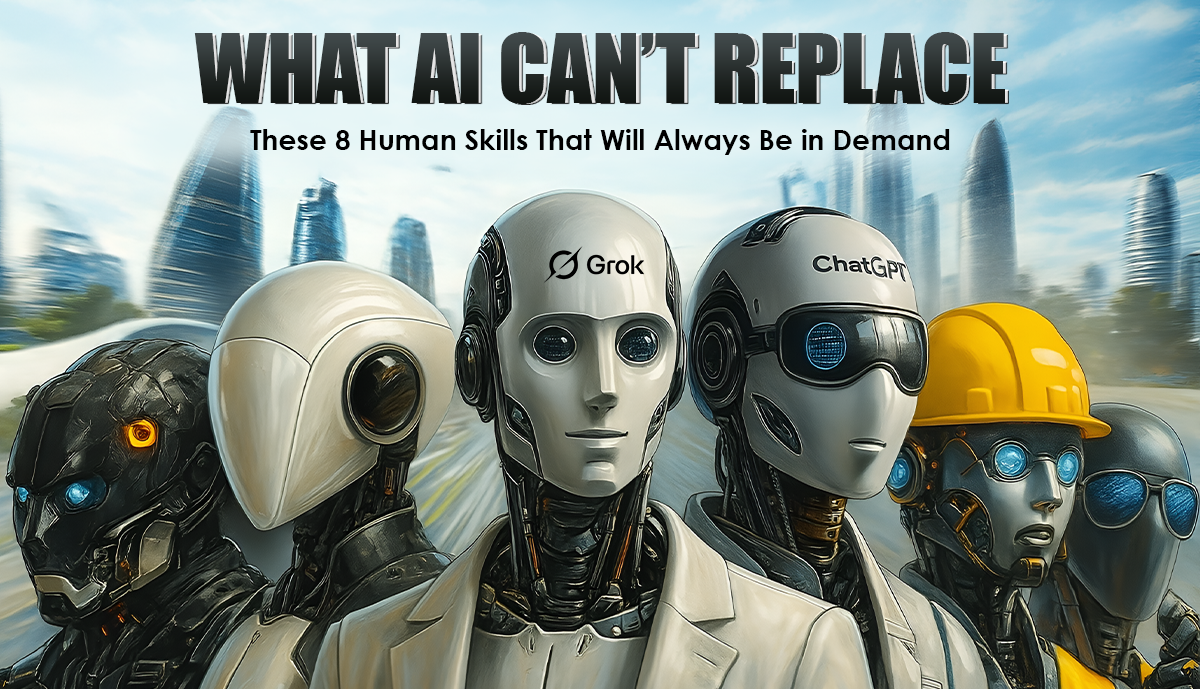 What AI Can’t Replace – These 8 Human Skills That Will Always Be in Demand