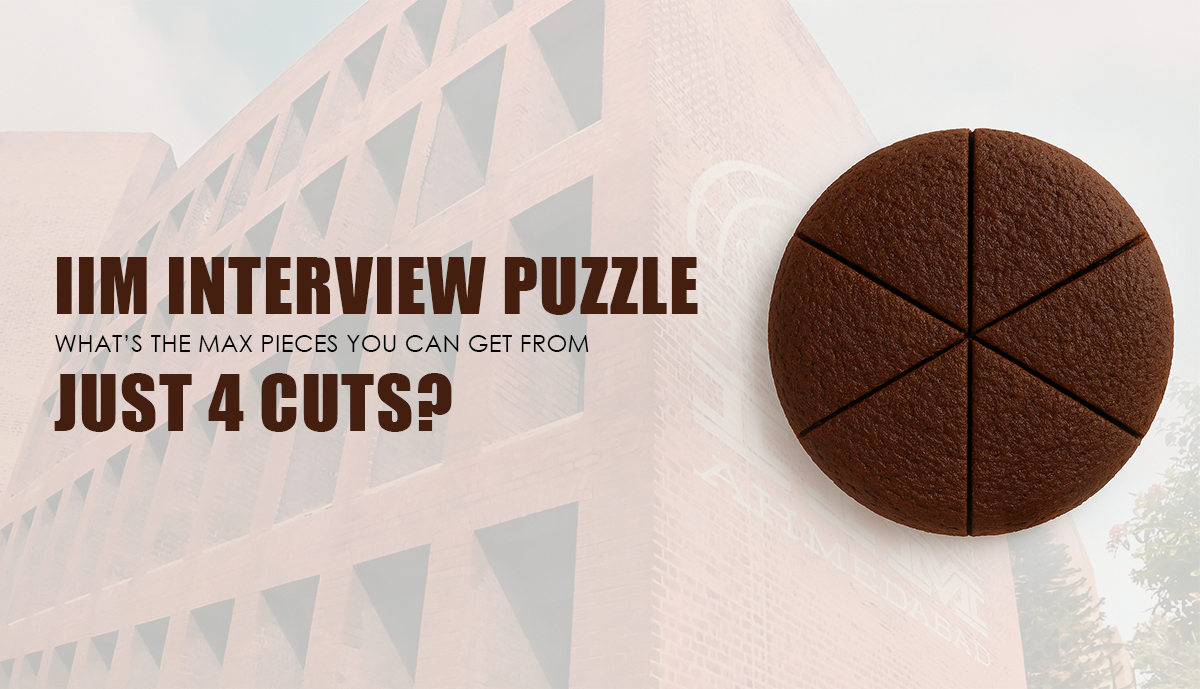 IIM Interview Puzzle: What’s the Max Pieces You Can Get from Just 4 Cuts?