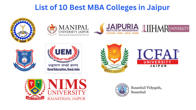 List of 10 Best MBA Colleges in Jaipur