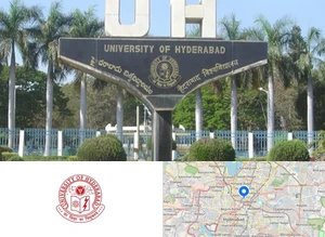 UoH - University of Hyderabad Campus Image.